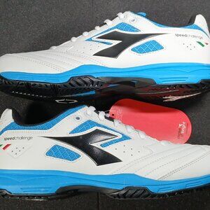 Diadora S.Challenge 2 AG Soccer Cleats White/Black/Blue Women’s 9.5 NWT Open Box